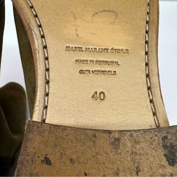 ÉTOILE ISABEL MARANT CHRISSY SUEDE RIDING BOOTS - Picture 9 of 10